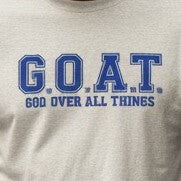 G.O.A.T Long Sleeve Grey Tee
