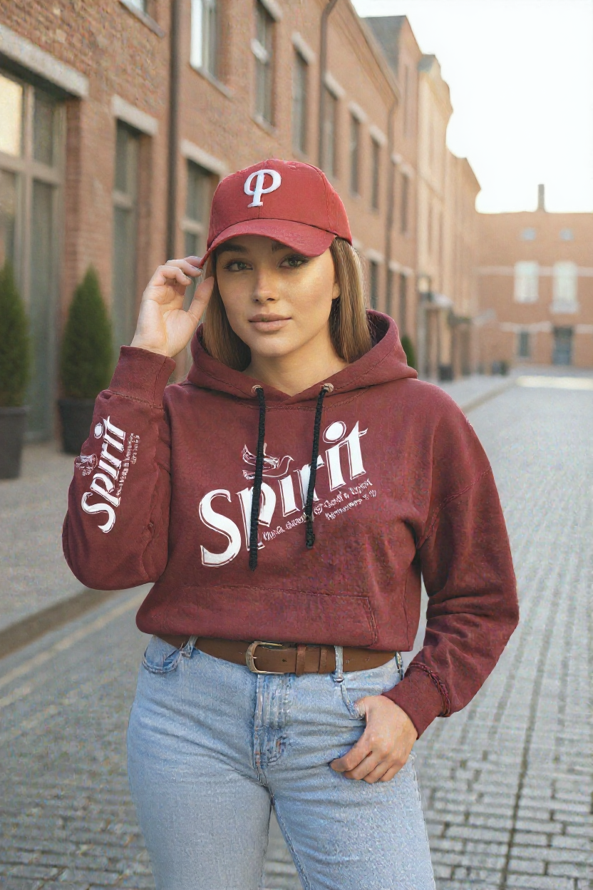 Spirit Religious Hoodie with front and arm decal
